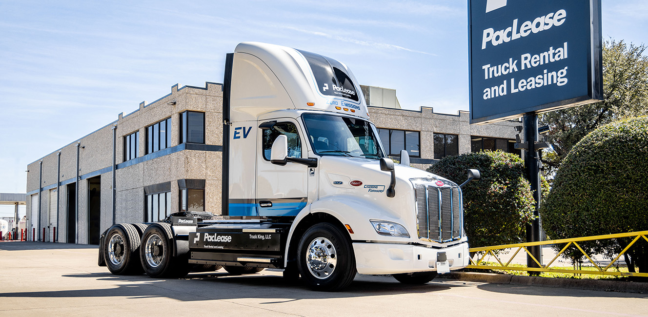 PacLease Places First Leased Electric Peterbilts into Service